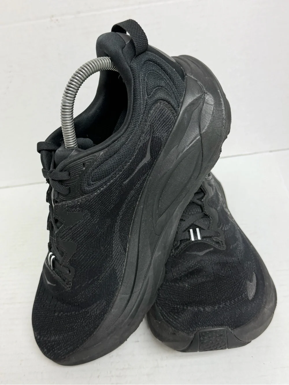 Hoka One One Gaviota 6 Women Size 9 B Black Athletic Running Shoes 1171933 BBLC